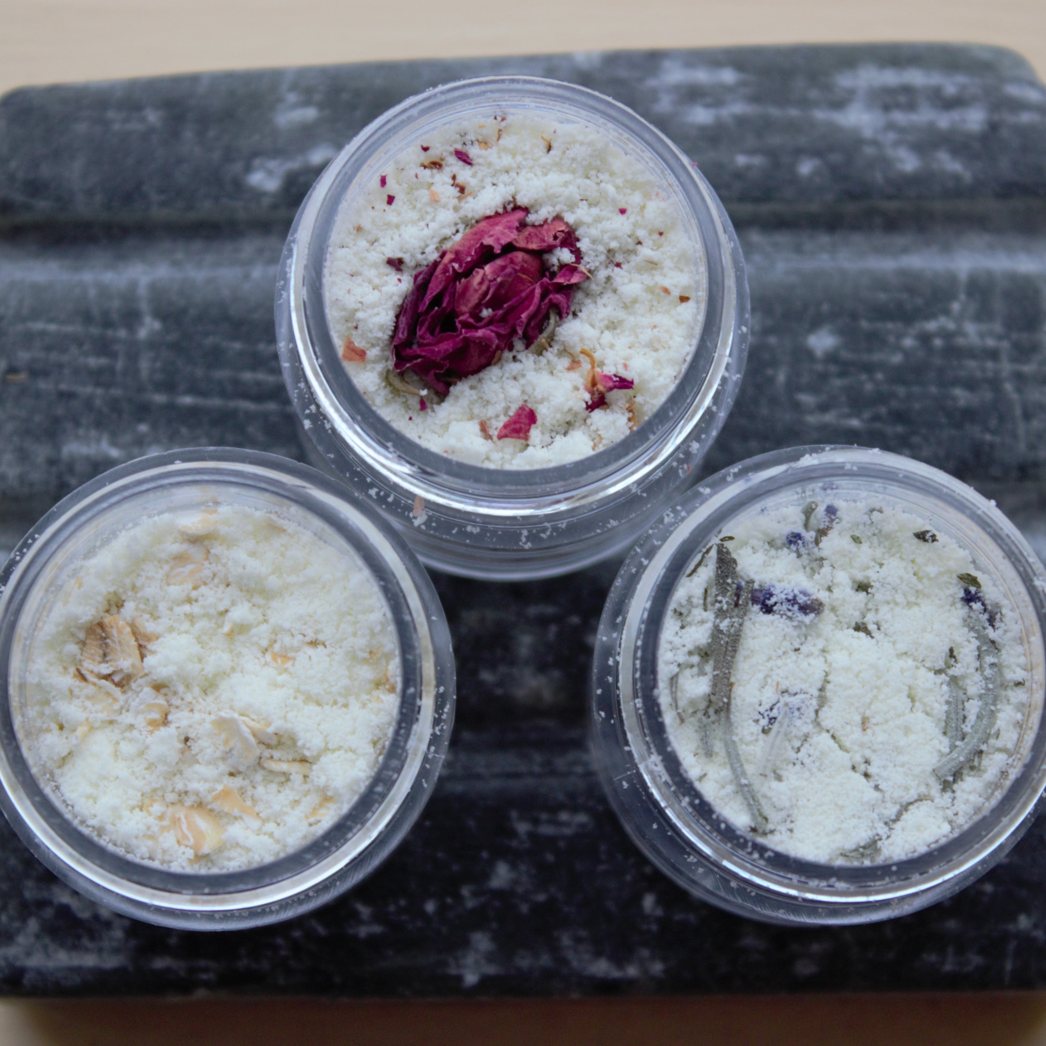 Goat Milk Bath Powder Jar - Lavender