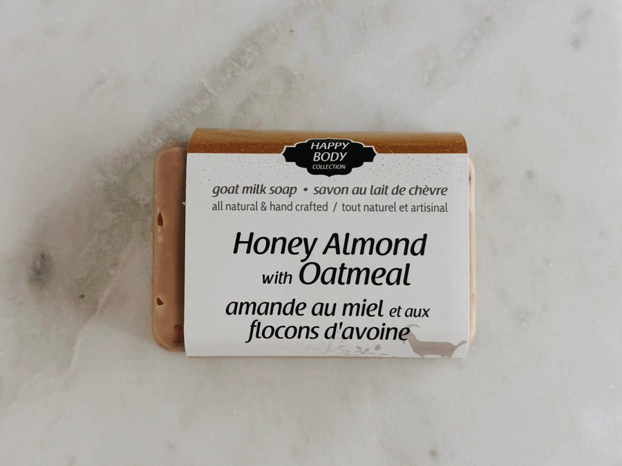 Honey Almond with Oatmeal Goat Milk Soap