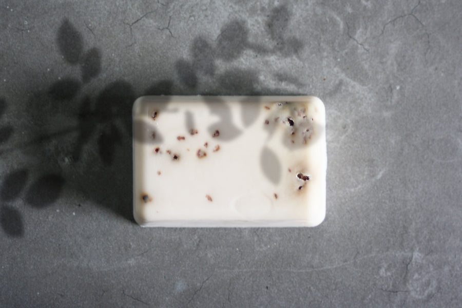 Rose Geranium with Rose Petals Goat Milk Soap