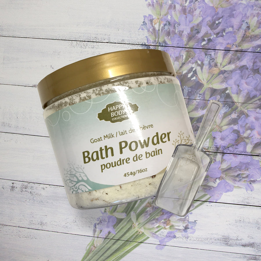 Goat Milk Bath Powder Jar - Lavender