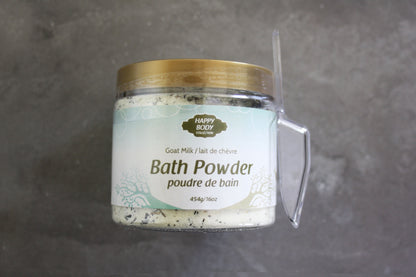 Goat Milk Bath Powder Jar - Oatmeal