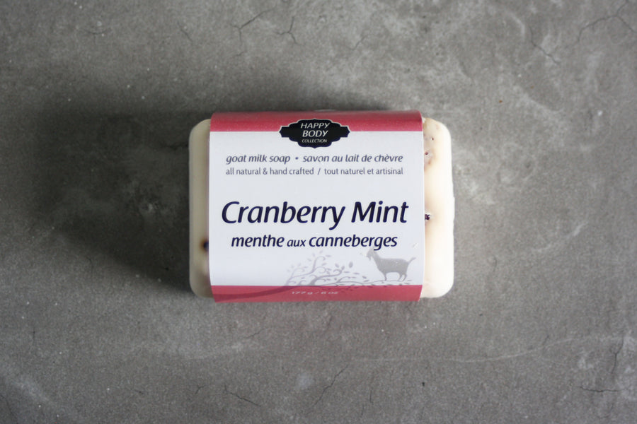 Cranberry Mint Goat Milk Soap