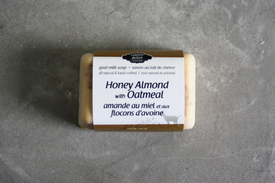 Honey Almond with Oatmeal Goat Milk Soap